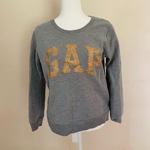 New gap Logo glitter sweater M woman